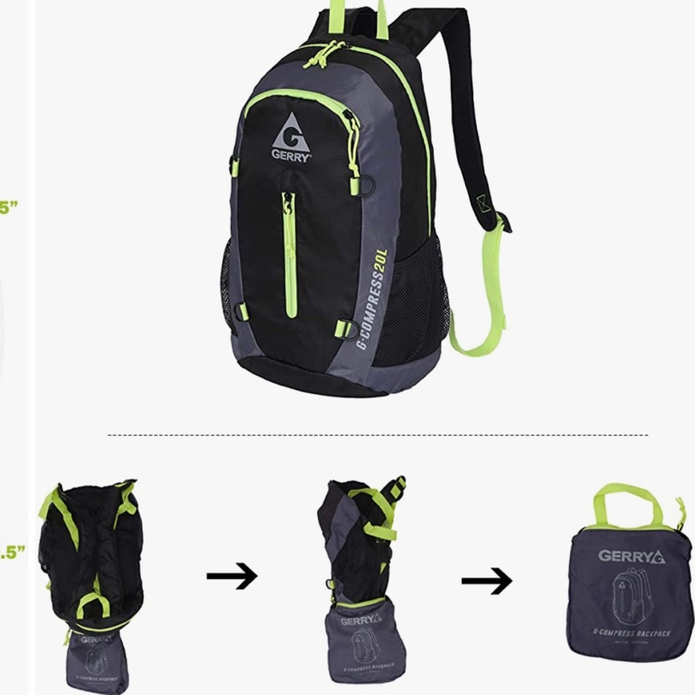 Gerry 2 Lightweight Packable Backpack Duffel Bag - image 6